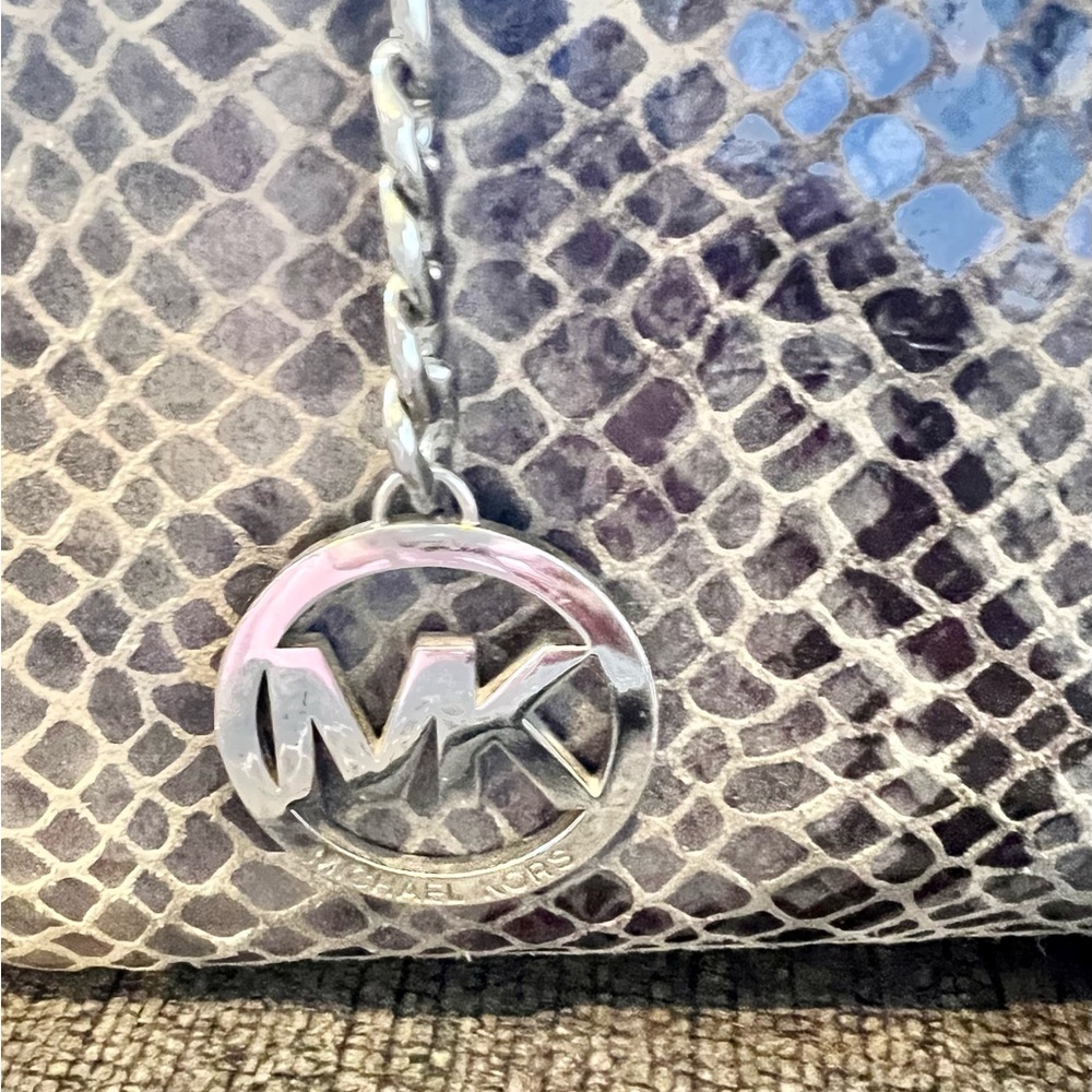 Michael Kors Python Embossed, Shoulder Bag - image 4